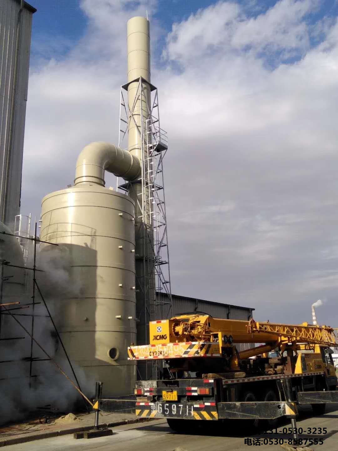 河南某公(gong)司尾氣吸收墖